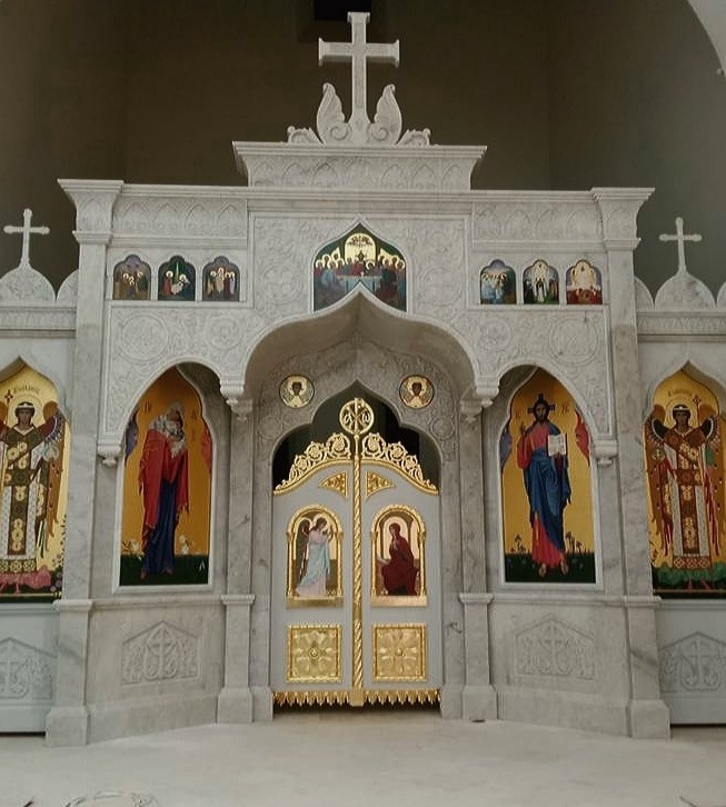 ИКОНОСТАС ДЛЯ ХРАМА БЛАГОВЕЩЕНИЯ ПРЕСВЯТОЙ БОГОРОДИЦЫ Д. КОВАШИ ЛЕНИНГПАДСКАЯ ОБЛАСТИ